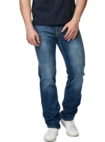 Pánske džínsy CROSS JEANS Antonio tmavo modré a sivé