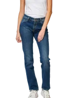 Dámske džínsy CROSS JEANS Anya tmavomodré -vyšúchané