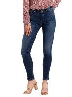 Dámske džínsy CROSS JEANS Alan tmavo modré