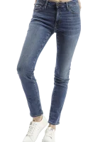 Dámske džínsy CROSS JEANS Anya classic blue - vyšúchané