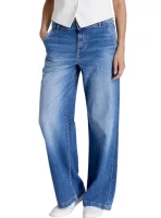 Dámske džínsy CUP OF JOE Maxine modré-vyšúchané