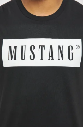 Pánske tričko MUSTANG čierne-L