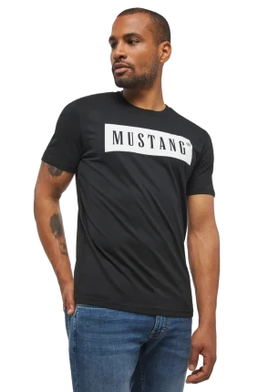 Pánske tričko MUSTANG čierne-L