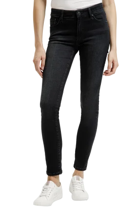 Dámske džínsy CROSS JEANS Anya tmavo modré-vyšúchané - 28/32