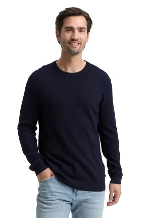 Pánsky sveter TOM TAILOR modrý - XXL