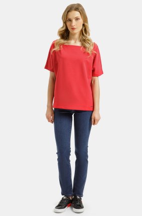 Dámske džínsy CROSS JEANS Anya tmavo modré-vyšúchané - 34/30