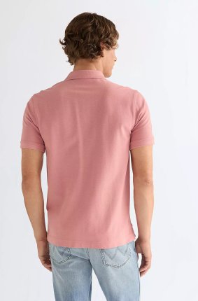 Pánska polokošela WRANGLER ružová - XL