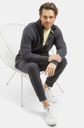 Pánska mikina CROSS JEANS modrá - L