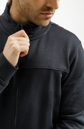 Pánska mikina CROSS JEANS modrá - L