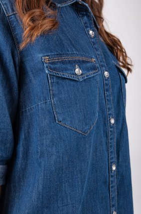 Dámske džínsové šaty MAVI Lyra tmavo modré - S