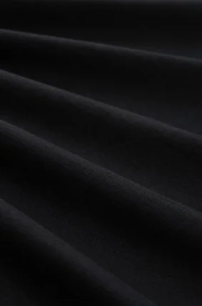 Pánske tričko TOM TAILOR s dlhým rukávom čierné - L