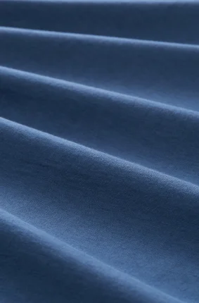 Pánske tričko TOM TAILOR s dlhým rukávom modré - XXL