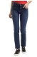 Dámske džínsy CROSS JEANS Anya tmavo modré-vyšúchané - 34/30
