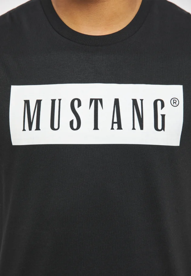 Pánske tričko MUSTANG čierne-L