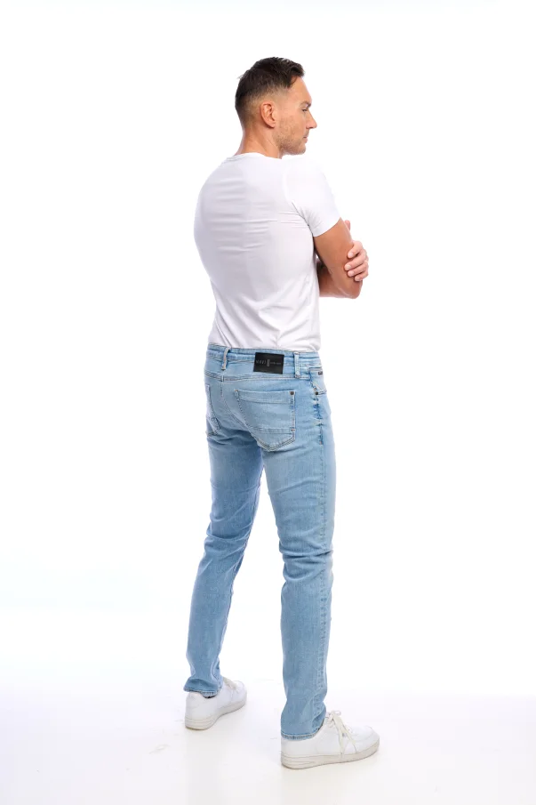 Pánske džínsy MAVI Jake svetlo modré-vyšúchané-33/32