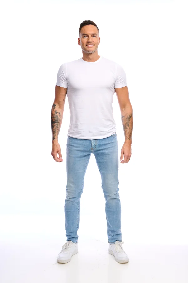 Pánske džínsy MAVI Jake svetlo modré-vyšúchané-33/32