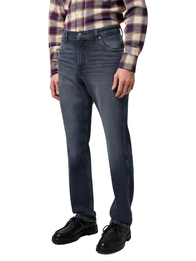 Pánske džínsy WRANGLER Greensboro tmavo modré-vyšúchané - 36/30