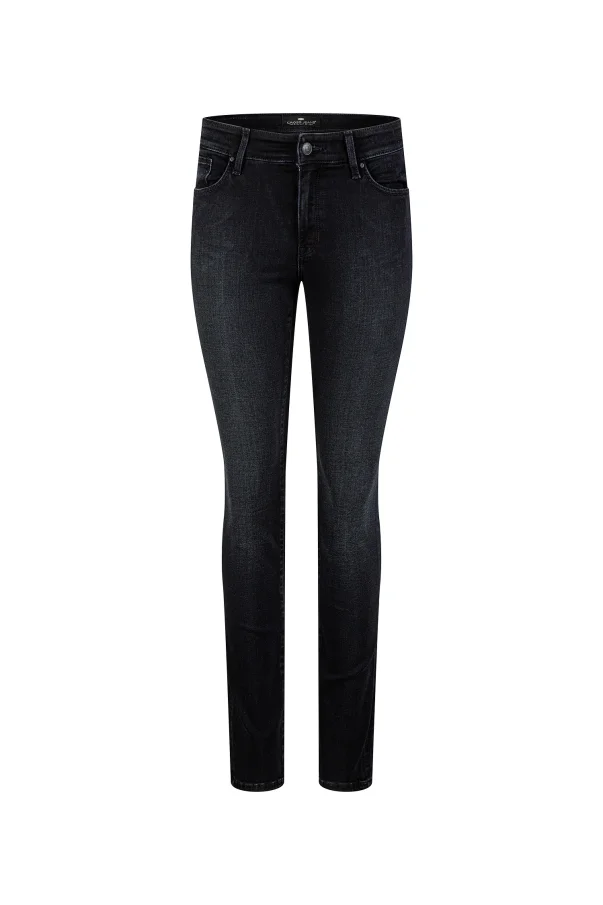 Dámske džínsy CROSS JEANS Anya tmavo modré-vyšúchané - 28/32
