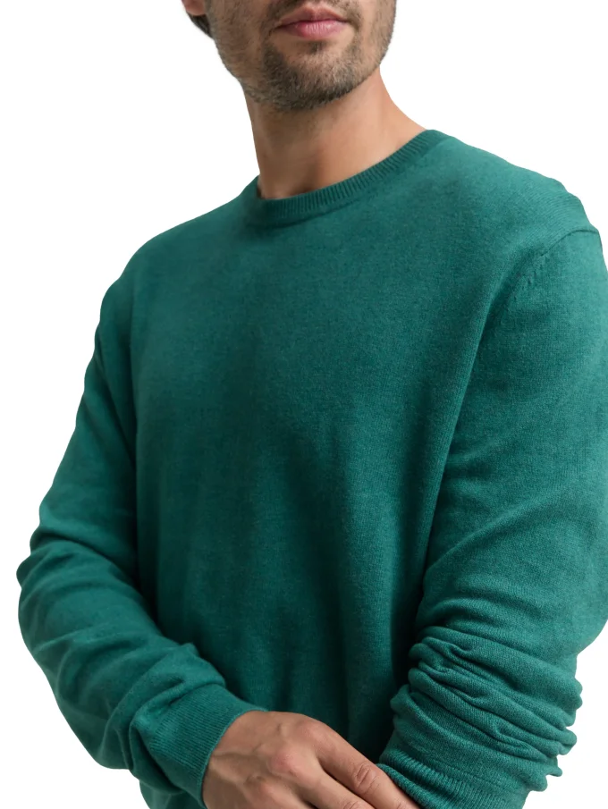 Pánsky sveter TOM TAILOR zelený - XXL