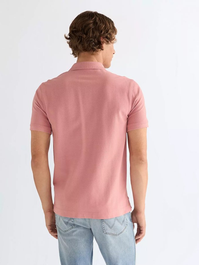 Pánska polokošela WRANGLER ružová - XL