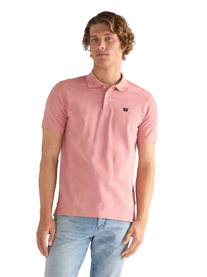 Pánska polokošela WRANGLER ružová - XL