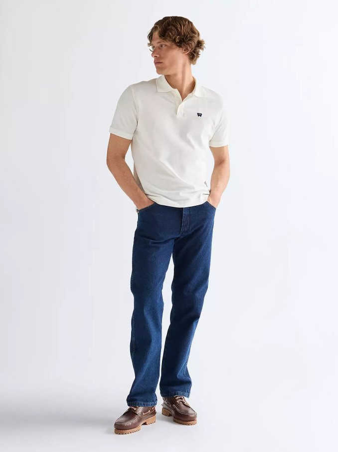 Pánska polokošela WRANGLER biela