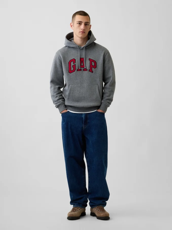 Unisex mikina GAP sivá - XXL