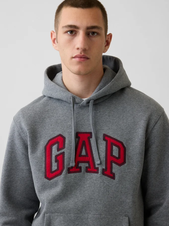 Unisex mikina GAP sivá - XXL